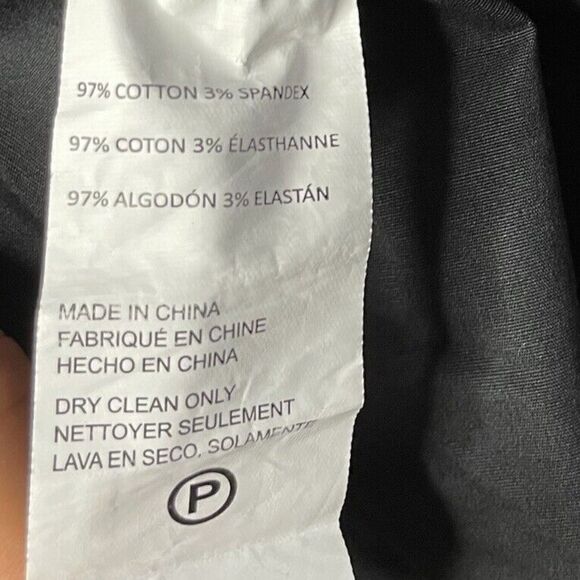 BIBHU MOHAPATRA Collective Dress Womens 6 Black Cutout Fringe Asymmetric Midi - Picture 9 of 9